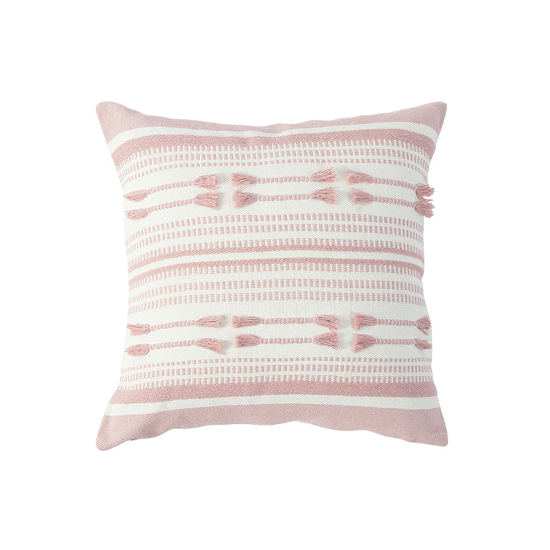 WOVEN PILLOW COVER, Thanksgiving Gift, Cotton Square Boho Style Cushion  For Home Decoration, Modern Pillow Covers, Throw Pillow Cover - Tobmarc Home Decor & Gifts 