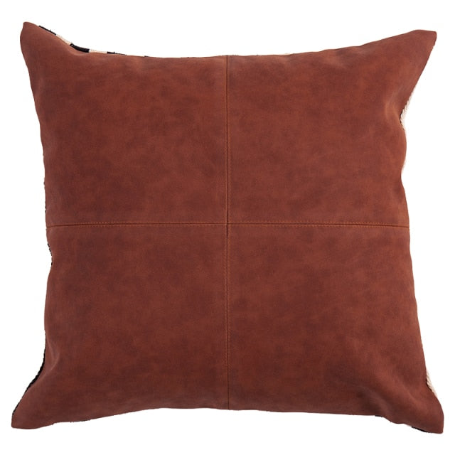 Faux Leather Patterned Cushion Covers - Tobmarc Home Decor & Gifts 