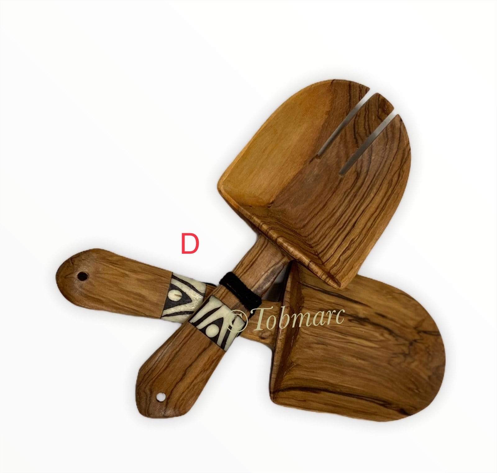 Tobmarc Home Decor & Gifts  ASet of 2 Akamba Serving spoons