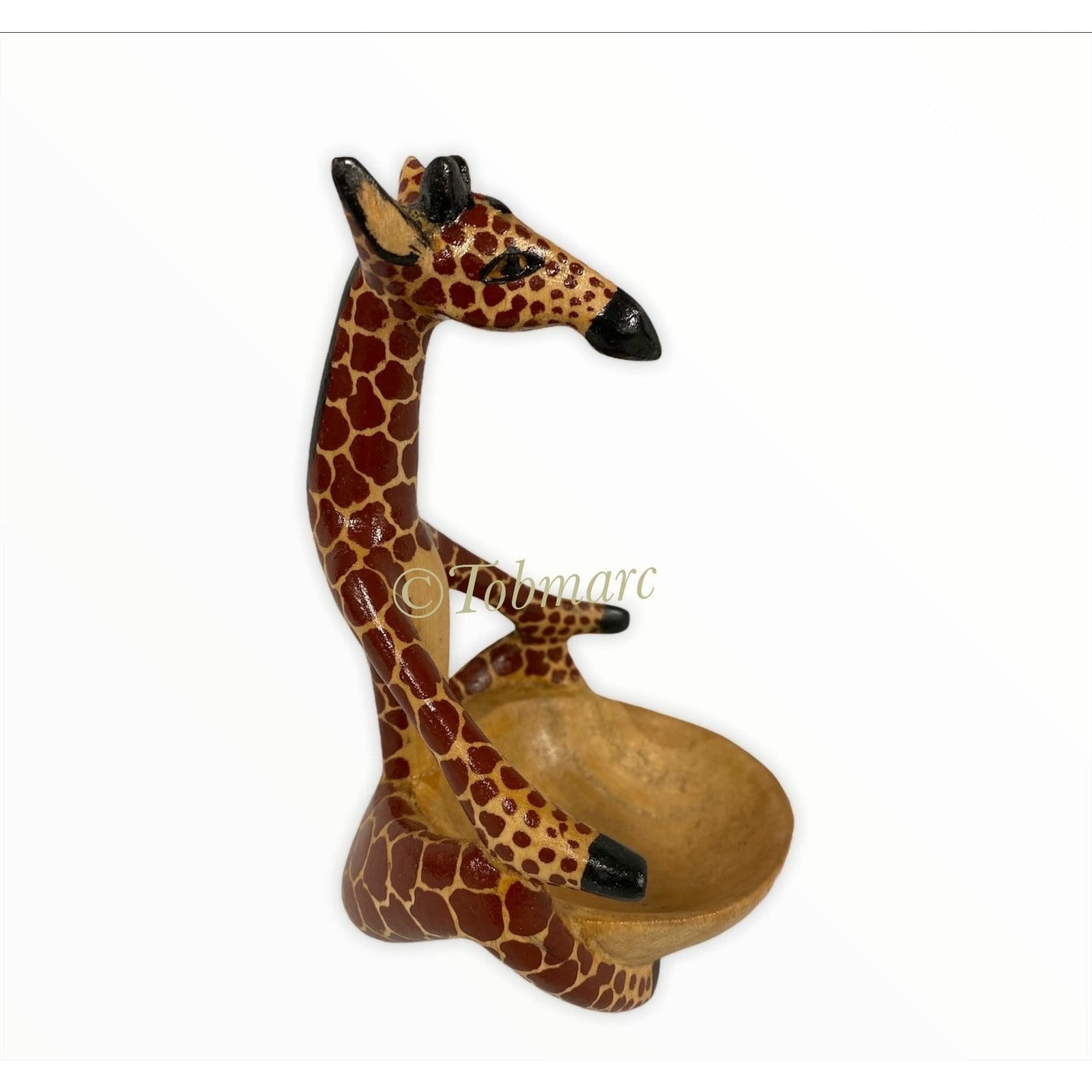 Tobmarc Home Decor & Gifts  Handcrafted Yoga Giraffe Bowl