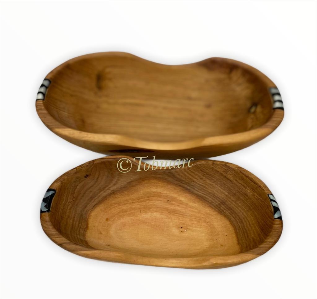 Tobmarc Home Decor & Gifts  Set of 2 Turkana bowls bone inlay