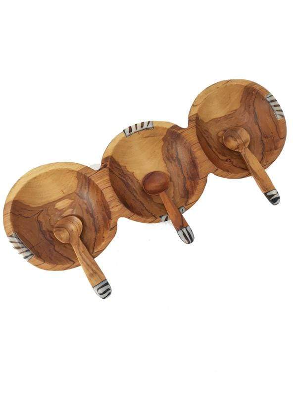 Tobmarc Home Decor & Gifts  Wooden Bowl Triple Olive Wood  Hand Carved African Wooden salad bowls, Serving bowls.