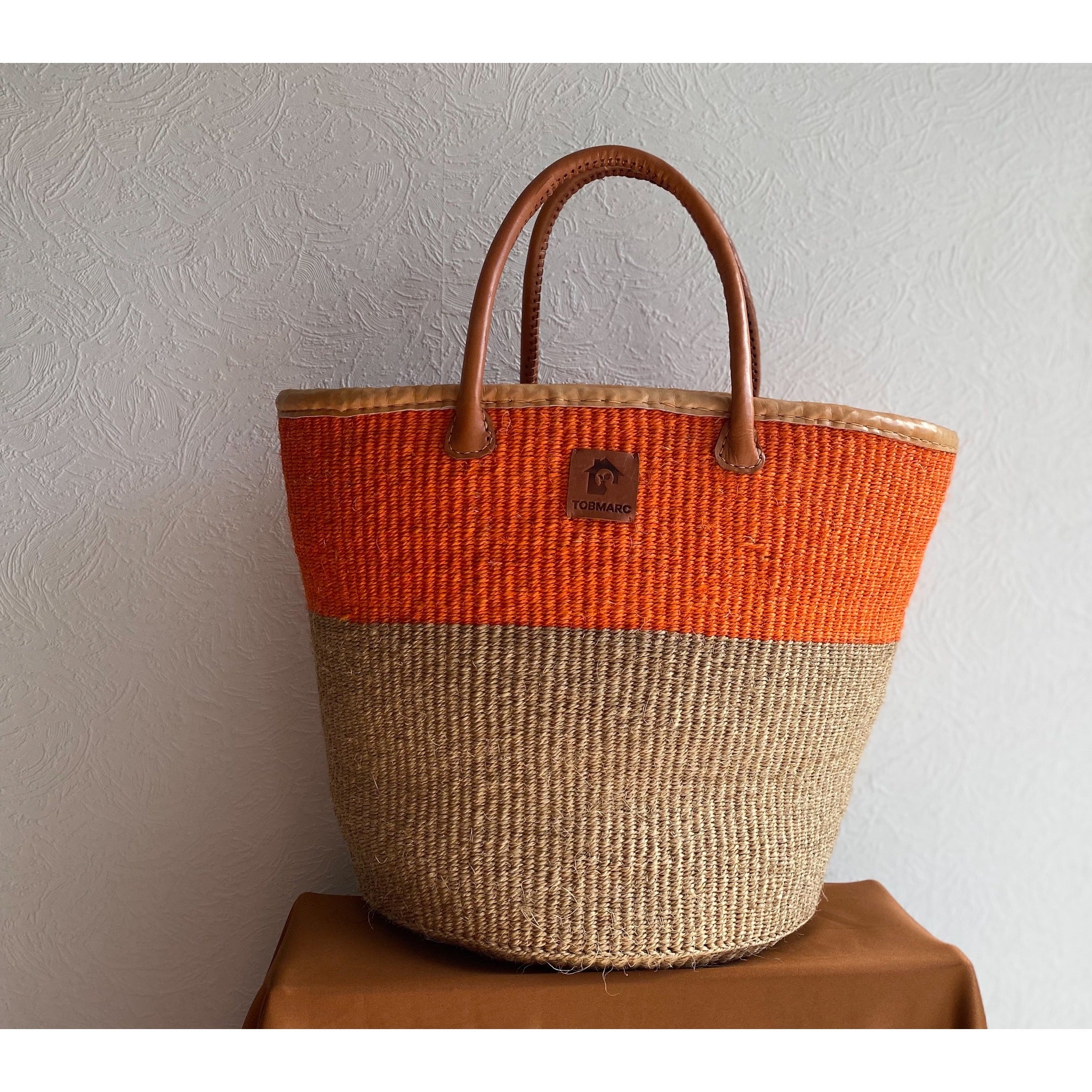 Laundry Basket, African Tote Bag, Woven Storage Basket